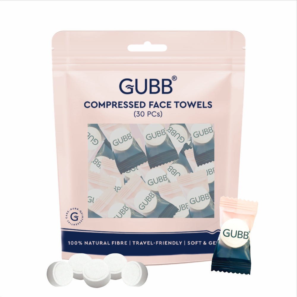 GUBB WORLD COMPRESSED FACE TOWELS
