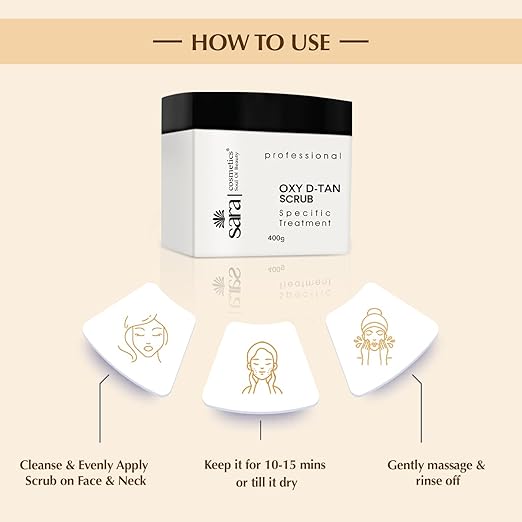 Sara Cosmetics SARA Professional Oxy D-TAN® Scrub 400g