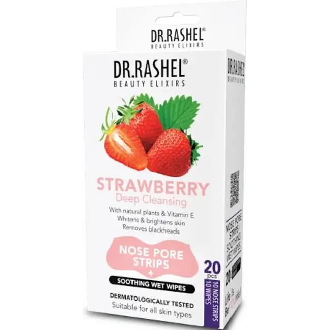 Dr. Rashel - Strawberry Deep Cleansing Nose Pore Strips (10 Strips)