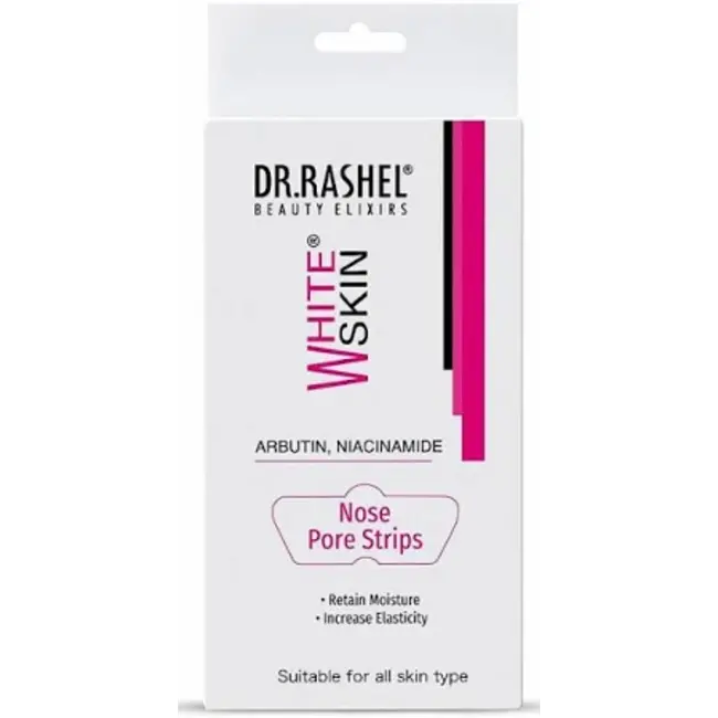 Dr. Rashel - White Skin Arbutin , Niacinamide Nose Pore Strips (10 Strips)