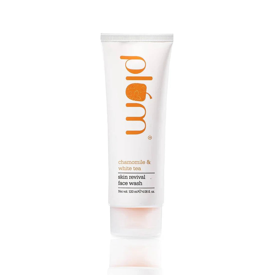 Plum - Chamomile & White Tea Skin Revival Face Wash (120ml)
