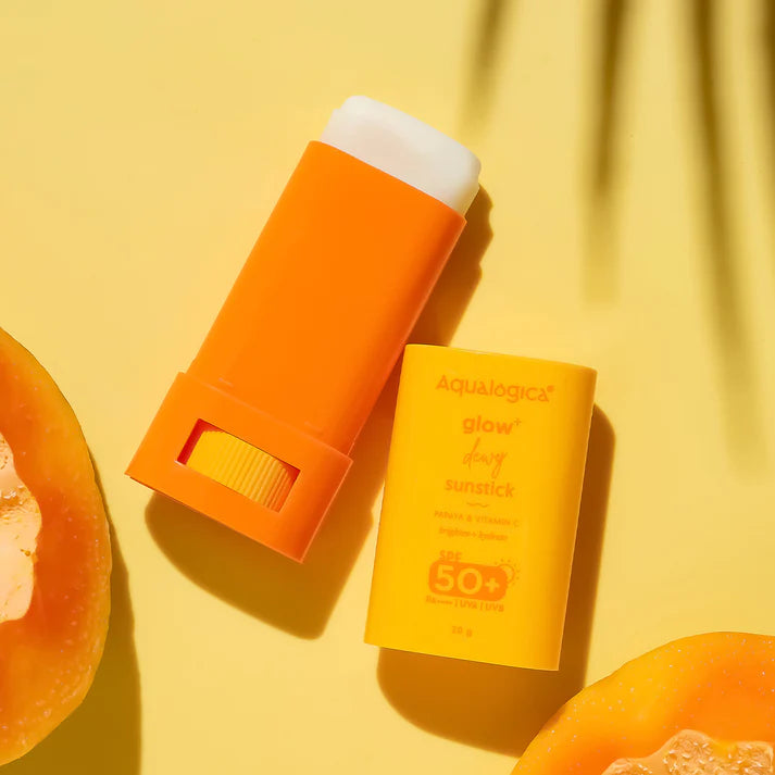 Aqualogica - Glow+ Dewy Sunstick Papaya & Vitamin C (20g)