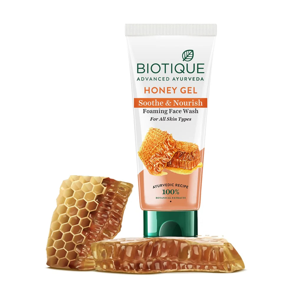 Biotique - Honey Gel Soothe & Nourish Foaming Face Wash (150ml)