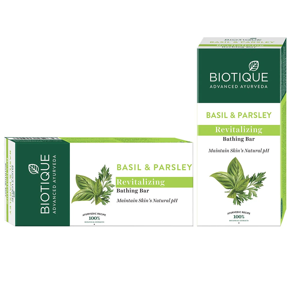 Biotique - Basil & Parsley Revitalizing Bathing Bar (150g)