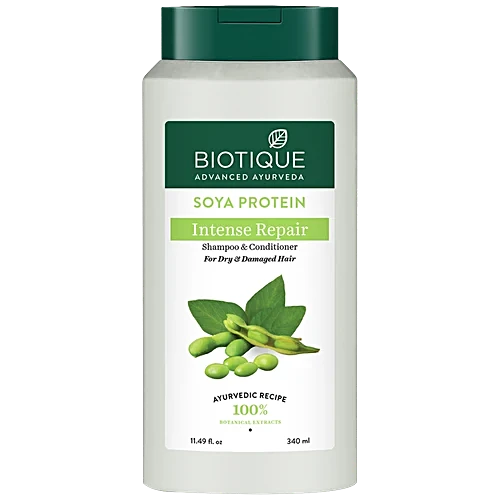 Biotique - Soya Protein Intense Repair Shampoo & Conditioner (340ml)