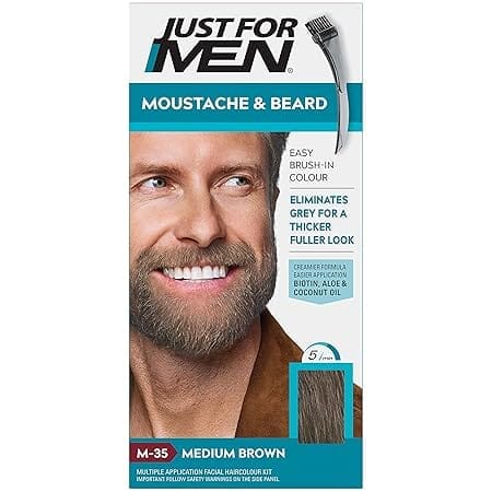 Just For Men - Moustache & Beard M-35 (Medium Brown)