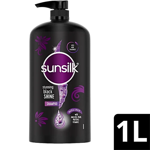 Sunsilk - Stunning Black Shine Shampoo (1L)