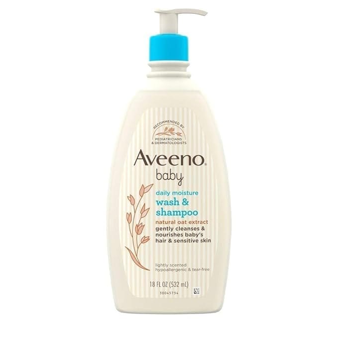 Aveeno - Baby Daily Moisture Wash & Shampoo (532Ml)