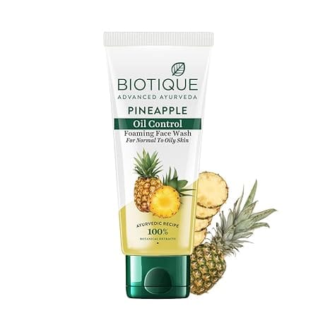 Biotique - Pineapple Oil Control Foaming Face Wash (150ml)