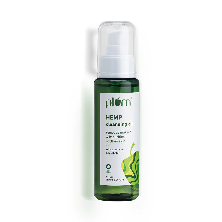 Plum - Hemp Cleansing Oil with Squalane & Bisabol (75ml)