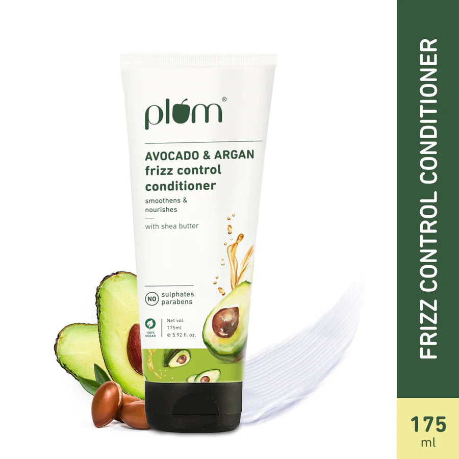 Plum - Avocado & Argan Frizz Control Conditioner (175mL)