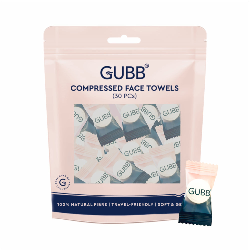 GUBB WORLD COMPRESSED FACE TOWELS