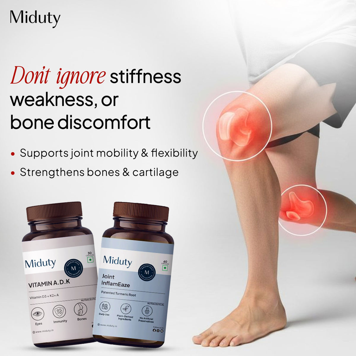 Miduty Healthy Joints & Bone Support