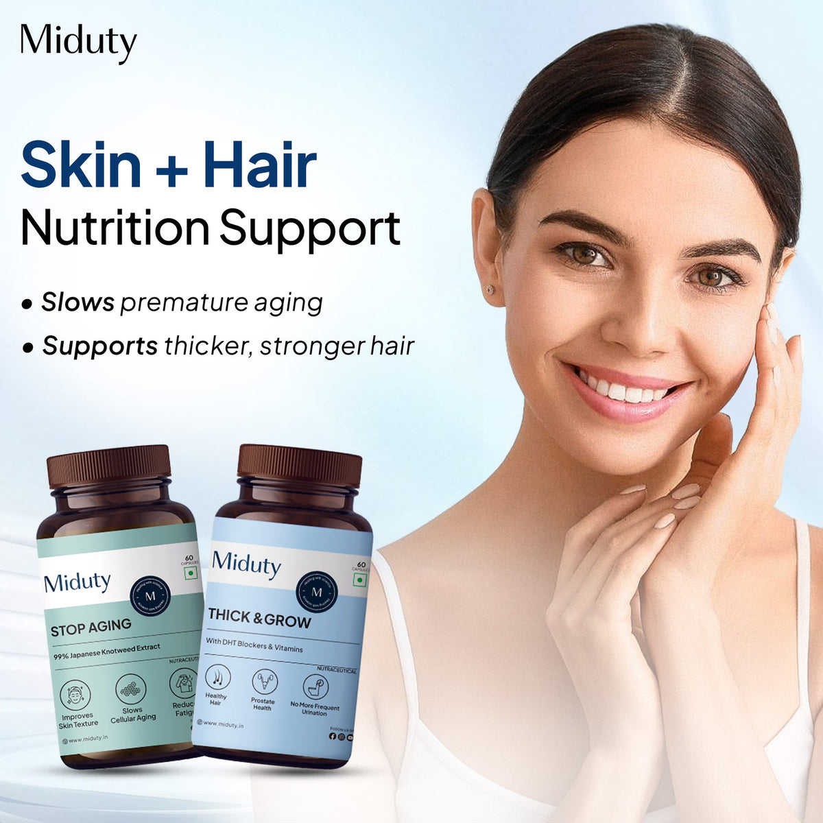 Miduty Skin & Hair Care Bundle
