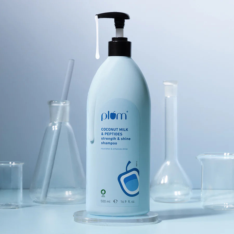 Plum - Coconut Milk & Peptides Strength & Shine Shampoo