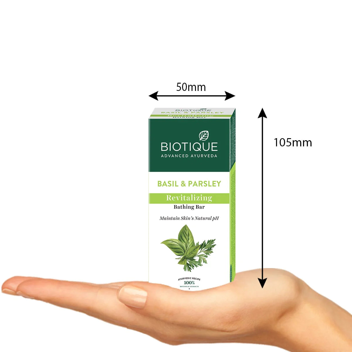 Biotique - Basil & Parsley Revitalizing Bathing Bar (150g)