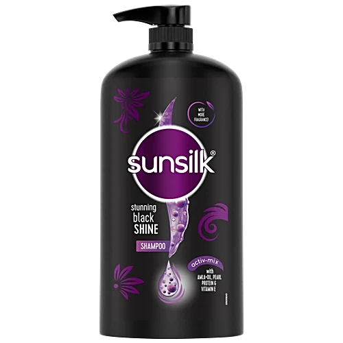 Sunsilk - Stunning Black Shine Shampoo (1L)