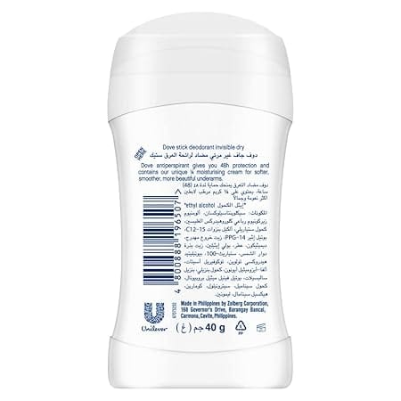 Dove - Stick Deodorant Invisible Dry (40g)