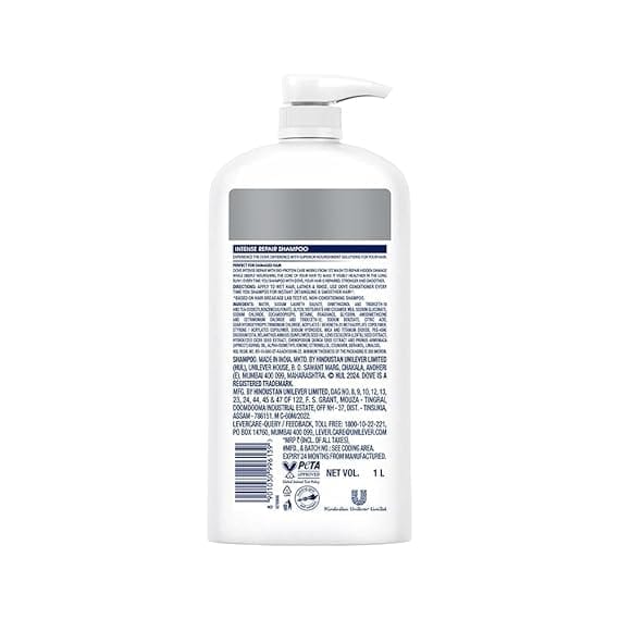 Dove - Intense Repair Bio - Protein Shampoo (1L)