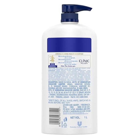 Clinic Plus - Stong & Long Shampoo (1L)