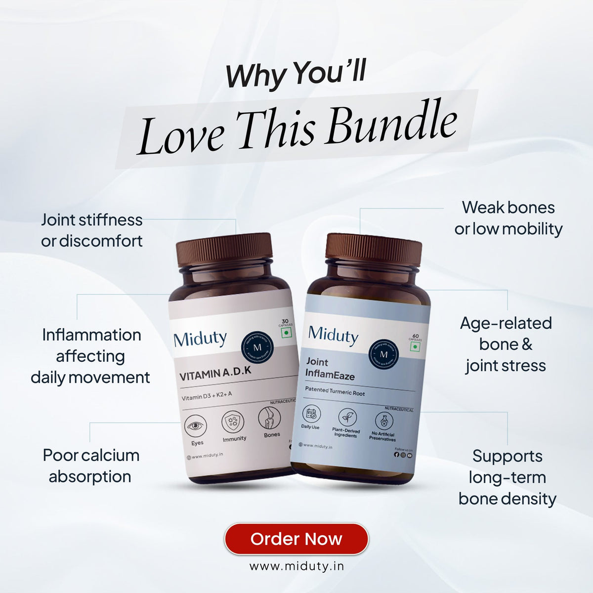 Miduty Healthy Joints & Bone Support