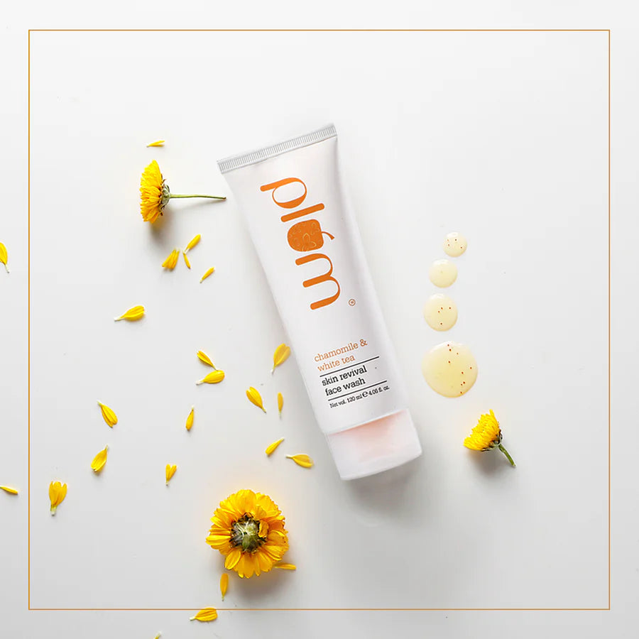 Plum - Chamomile & White Tea Skin Revival Face Wash (120ml)