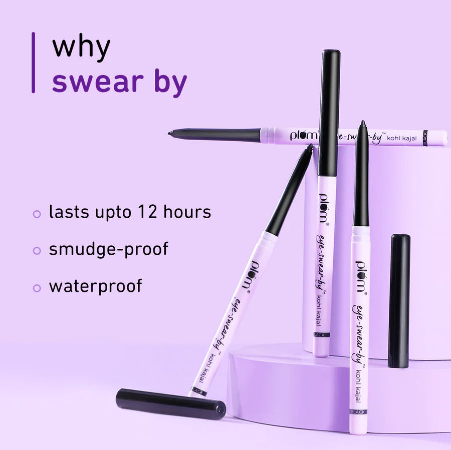Plum - Kohl Kajal Deep Black Creamy Smooth