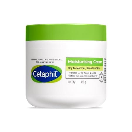 Cetaphil - Moisturising Cream for Face & Body,Dry to Normal skin, Paraben & Sulphate free, Niacinamide &Vitamin B5