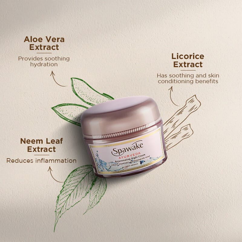 Spawake - Ayurveda Rejuvenating Night Cream (50G)