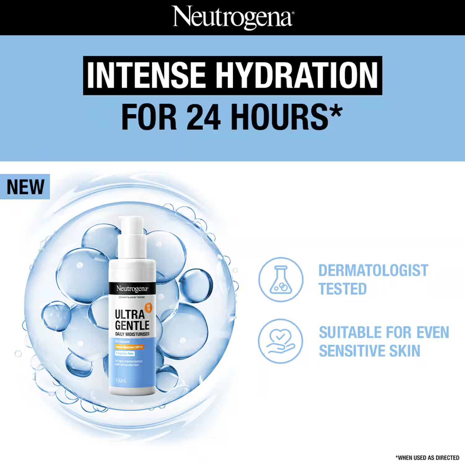 Neturogena - Ultra Gentle Daily Moisturiser Spf 15 (100Ml)
