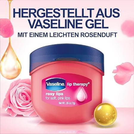 Vaseline - Rosy Lips For Soft Lips , Pink Lips Balm (7g)