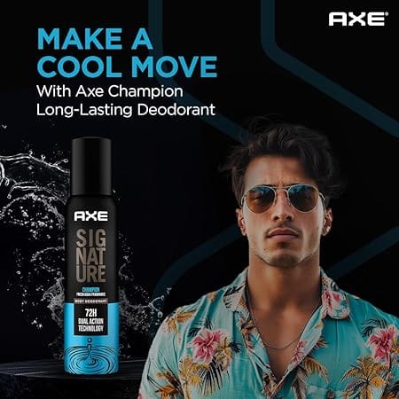 Axe - Signature Champion Fresh Aqua Fragrance Body Deodrant (154ML)