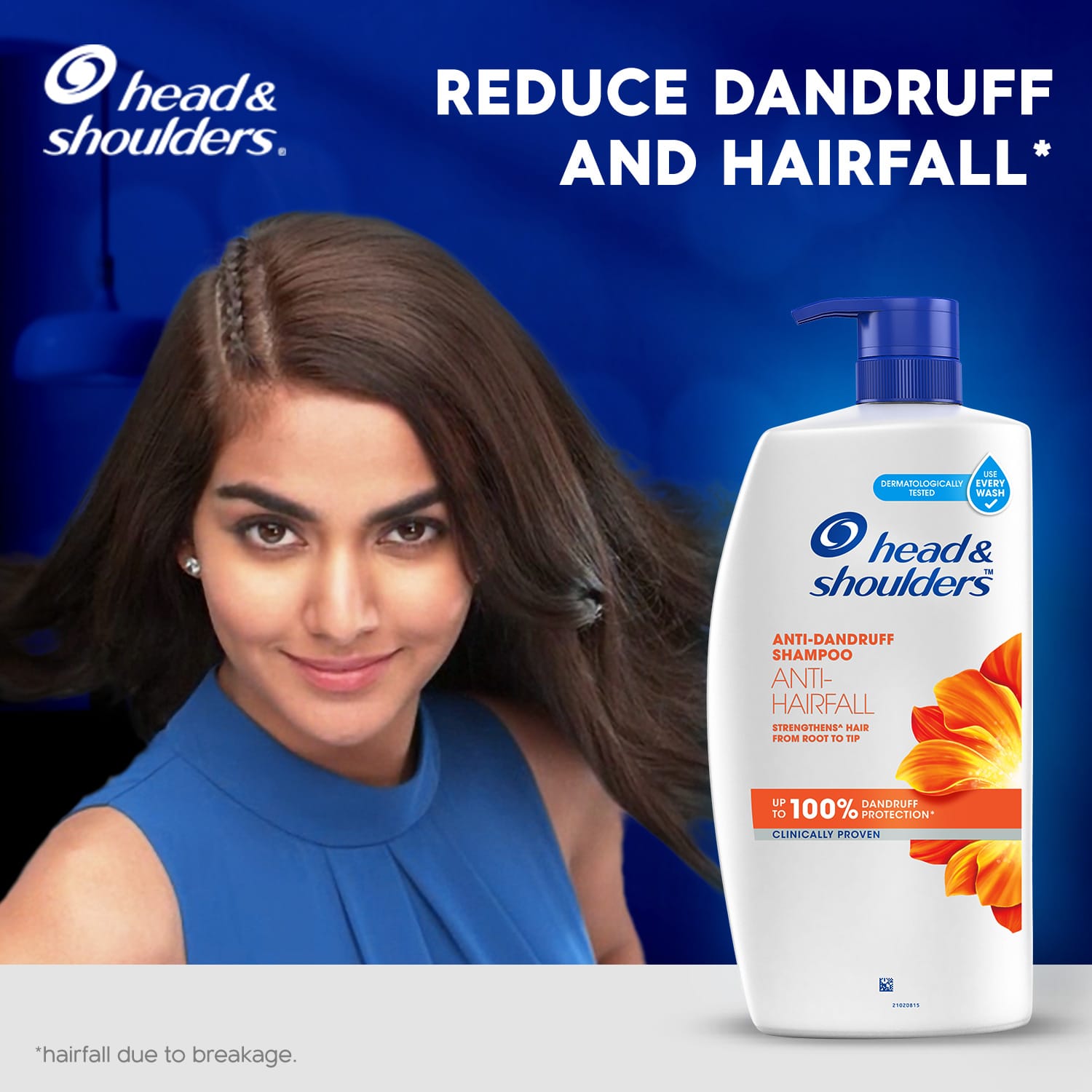 Head & Shoulders - Anti - Dandruff Shampoo Anti - Hairfall Shampoo (1L)