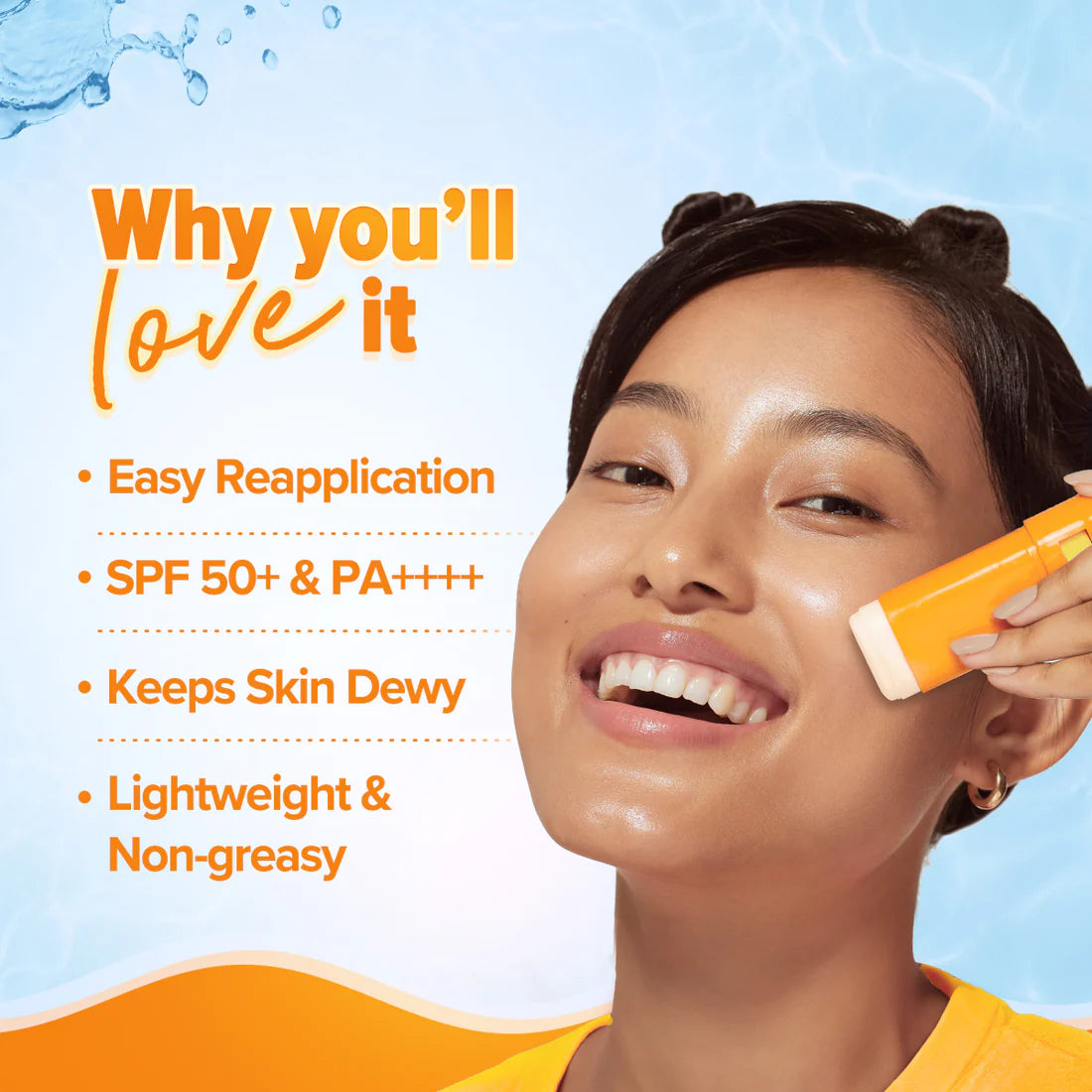 Aqualogica - Glow+ Dewy Sunstick Papaya & Vitamin C (20g)