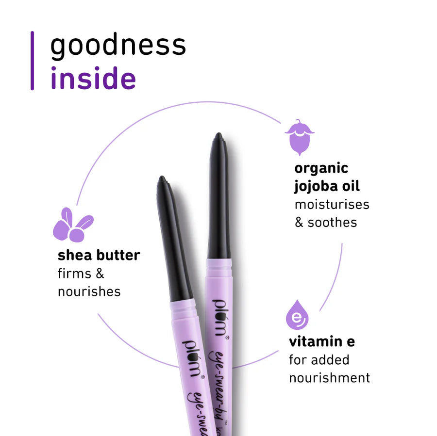 Plum - Kohl Kajal Deep Black Creamy Smooth