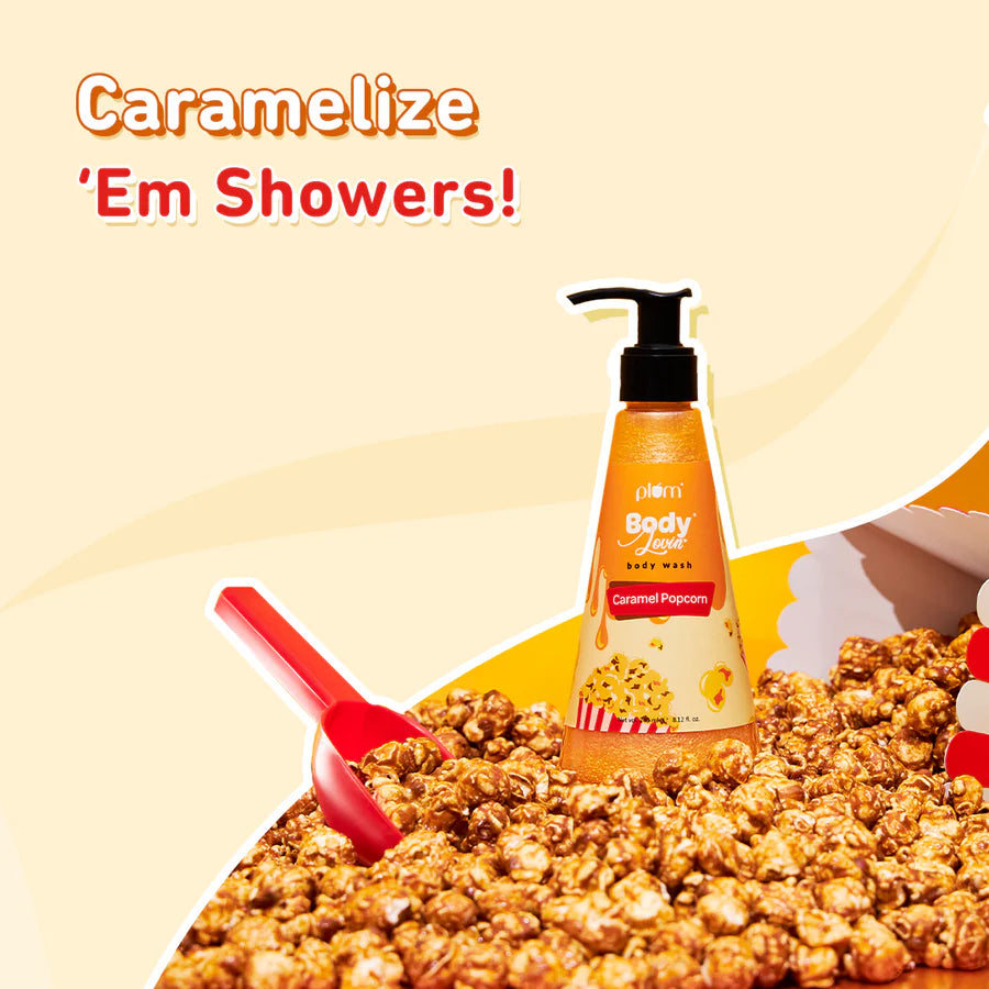 Plum - Body Lovin Body Wash Caramel Popcorn (240ml)