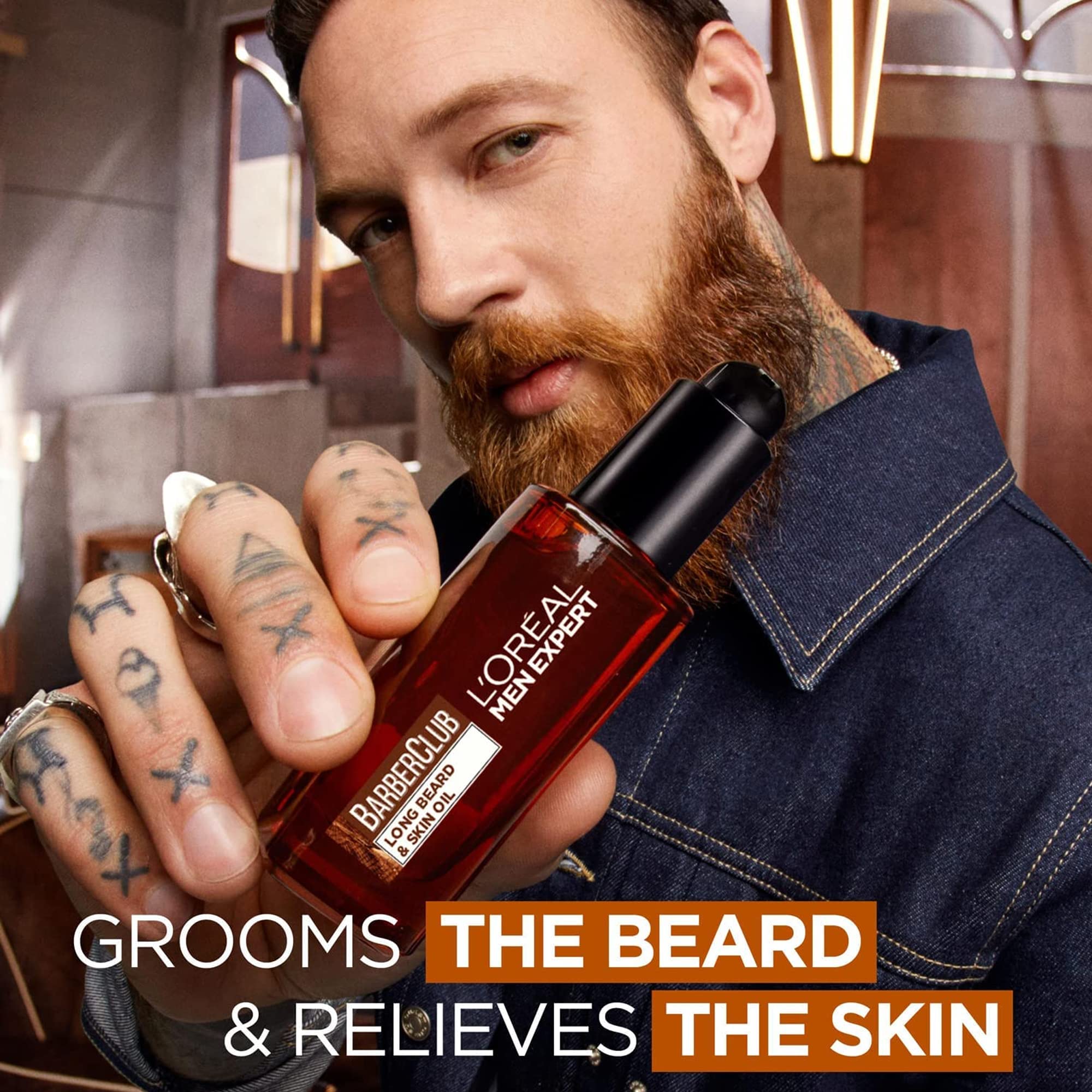 Loreal - Men Expert Barber Club Long Beard & Skin Oil (30Ml)