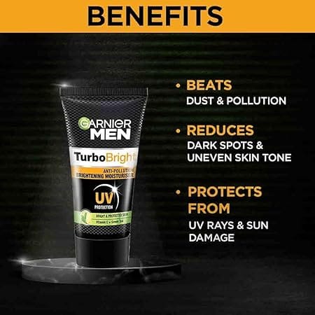 Garnier - Turbo Bright Anti Pollution Brightening Moisturiser (40g)