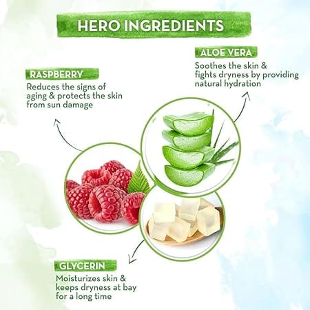 Mamaearth - HydraGel Indian Sunscreen SPF 50, with Aloe Vera & Raspberry, for Sun Protection (50gm)