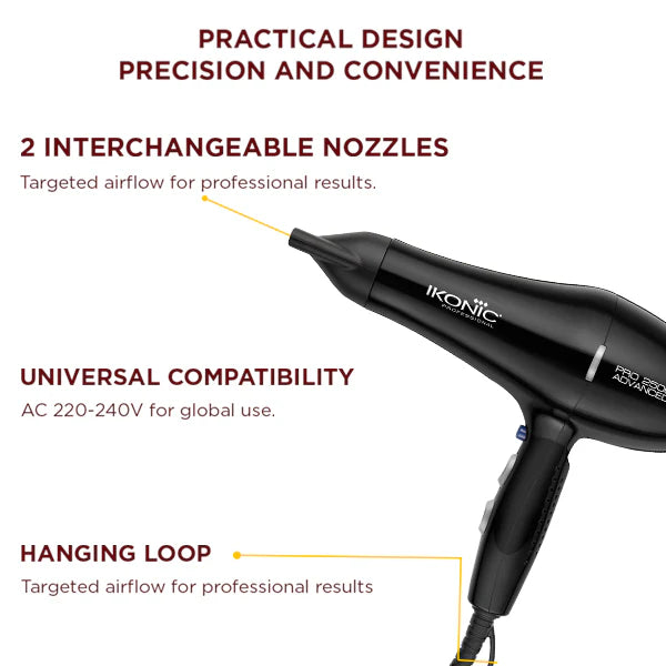 Ikonic Professional - Pro 2500+ Advanced Hair Dryer