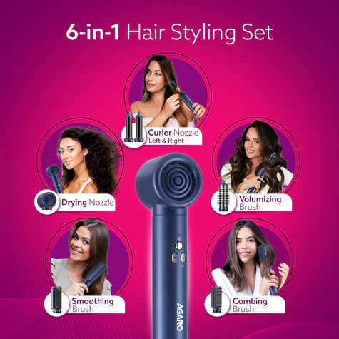 Agaro - 6 in 1 Multi Hair Styler Imperial