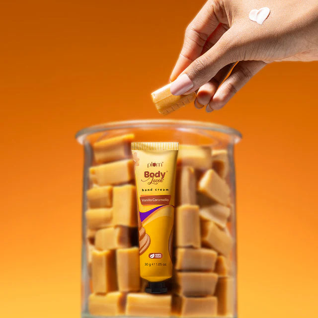 Plum - Body Lovin Hand Cream Vanilla Caramello (30g)