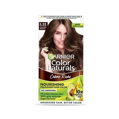 Garnier - Color Naturals Creme Riche 5.32 Caramel Brown