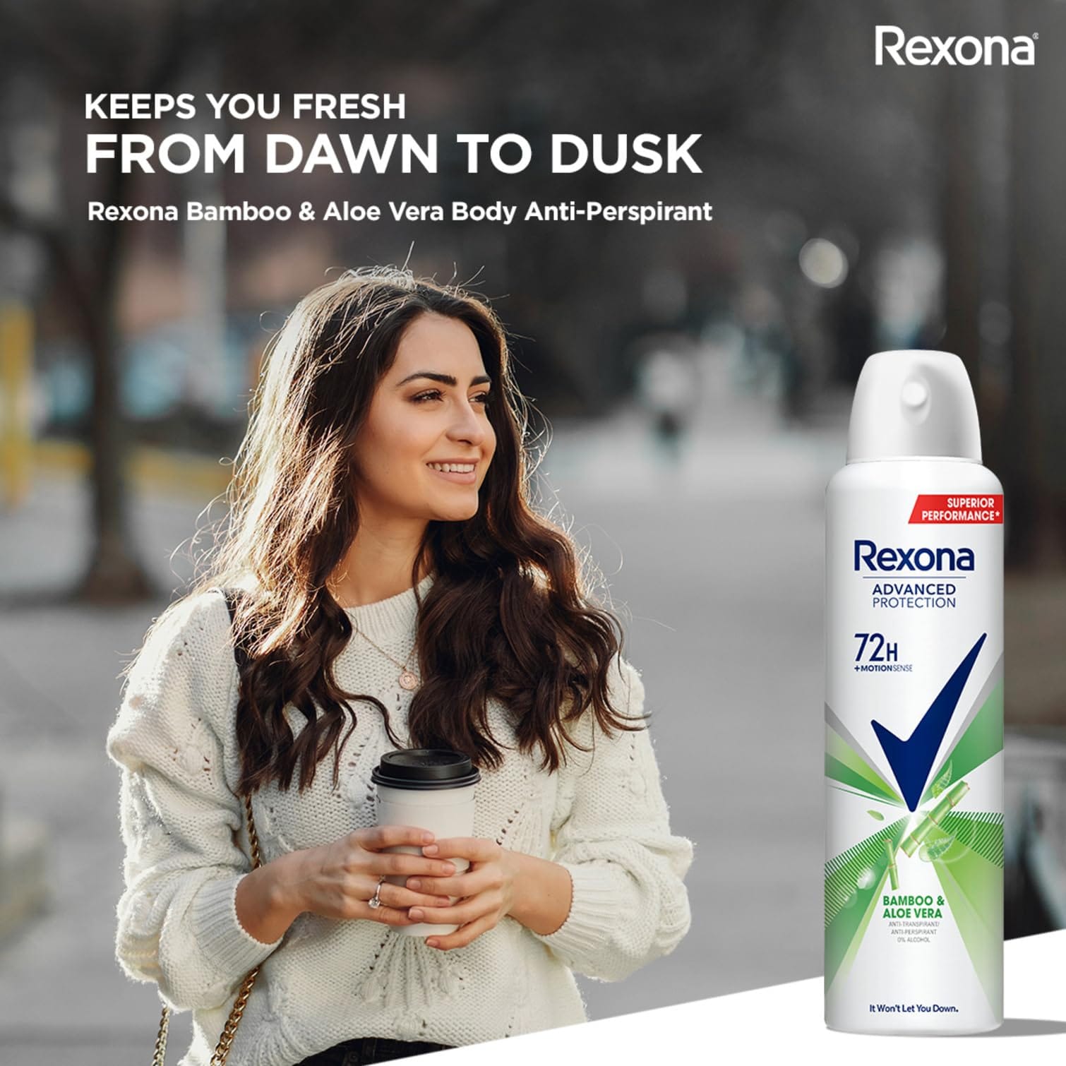 Rexona - 72h Hours +Motion Sense Bamboo & Aloevera (200ML)