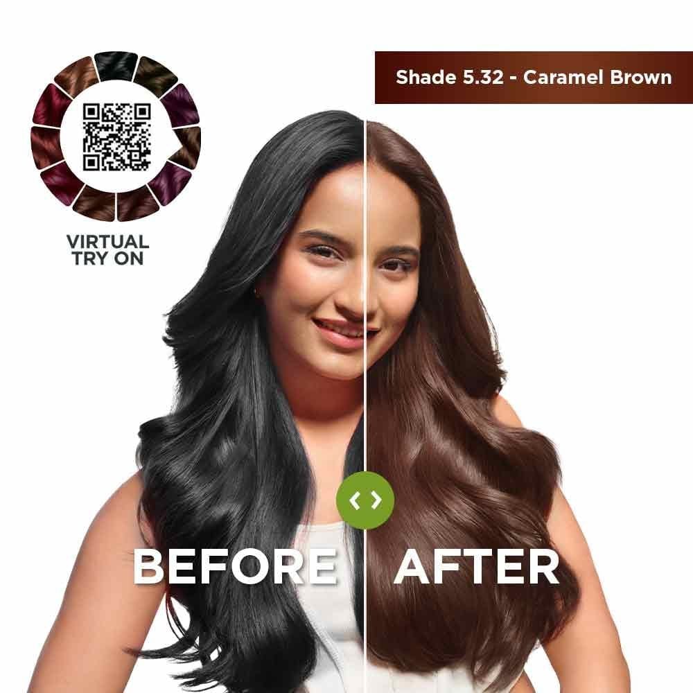 Garnier - Color Naturals Creme Riche 5.32 Caramel Brown