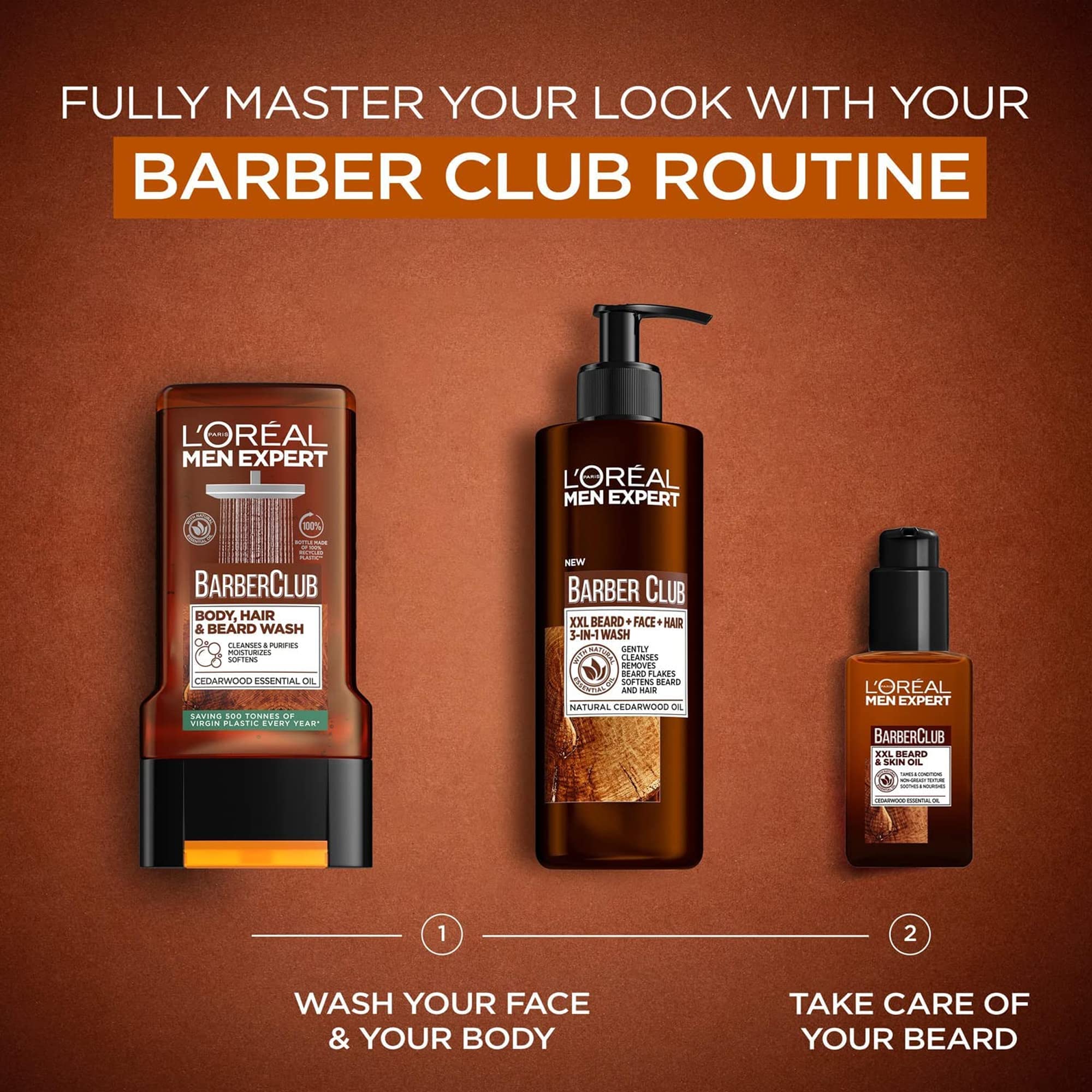 Loreal - Men Expert Barber Club Long Beard & Skin Oil (30Ml)