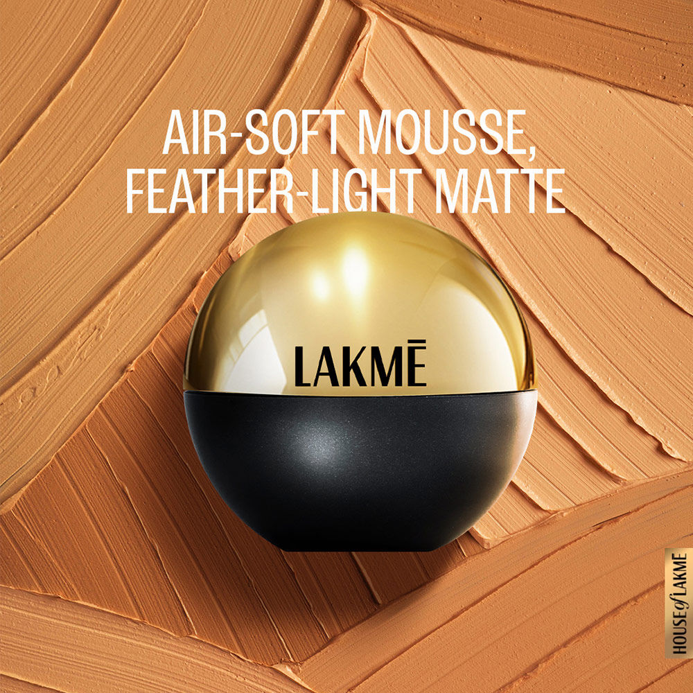 Lakme Xtraodin Airy Mattereal Mousse Foundation With SPF8, Waterproof, Lasts 16 Hr, 05 Beige Honey