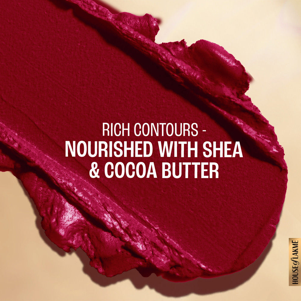 Lakme 9 To 5 Powerplay Priming Matte Lipstick For 16Hr Intense Matte , MR13 Burgundy Passion