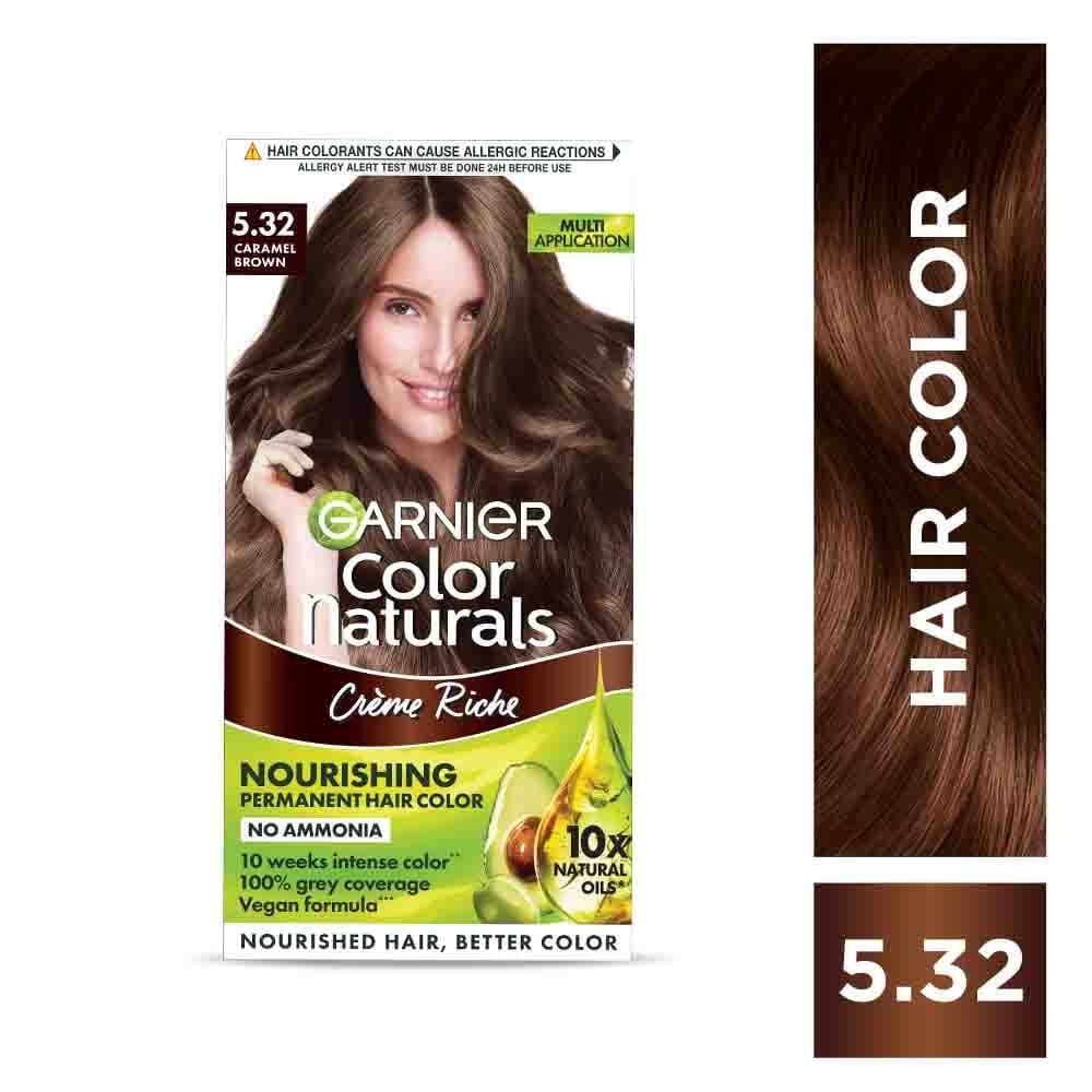 Garnier - Color Naturals Creme Riche 5.32 Caramel Brown