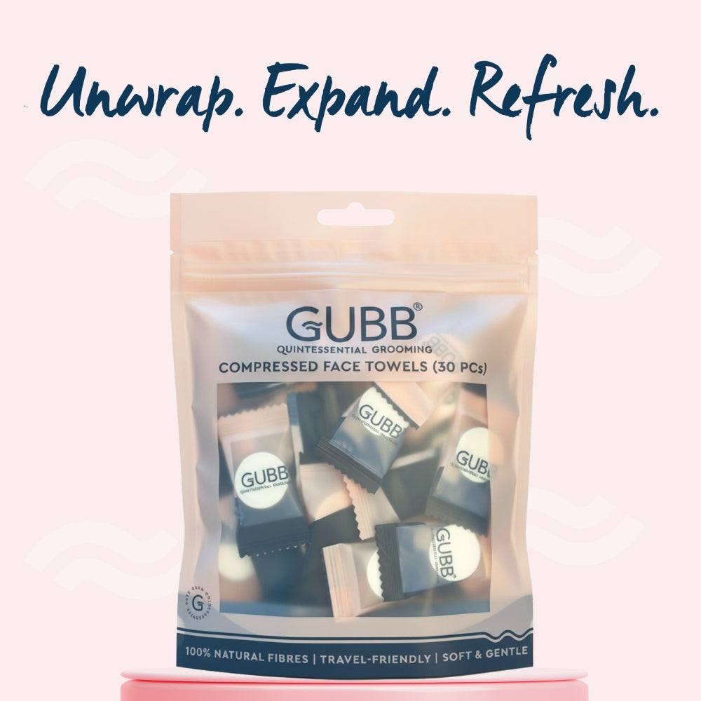 GUBB WORLD COMPRESSED FACE TOWELS